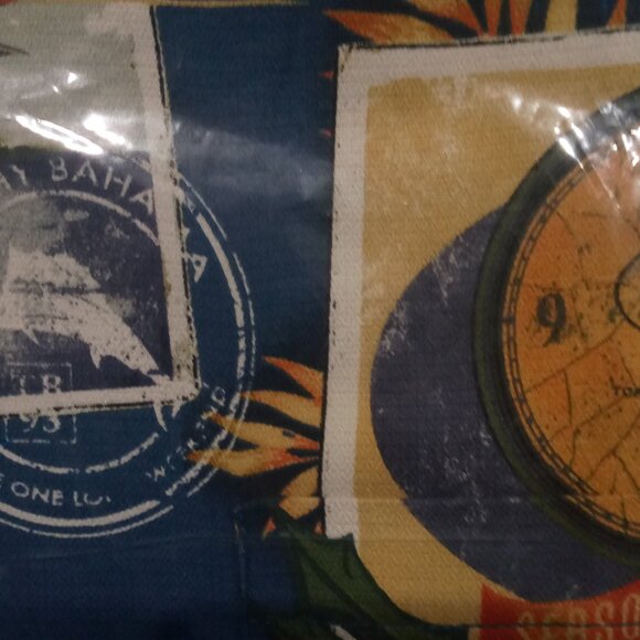 Tommy Bahama 2X B Bering Blue Hawaiian Shirt - Picture 3 of 3